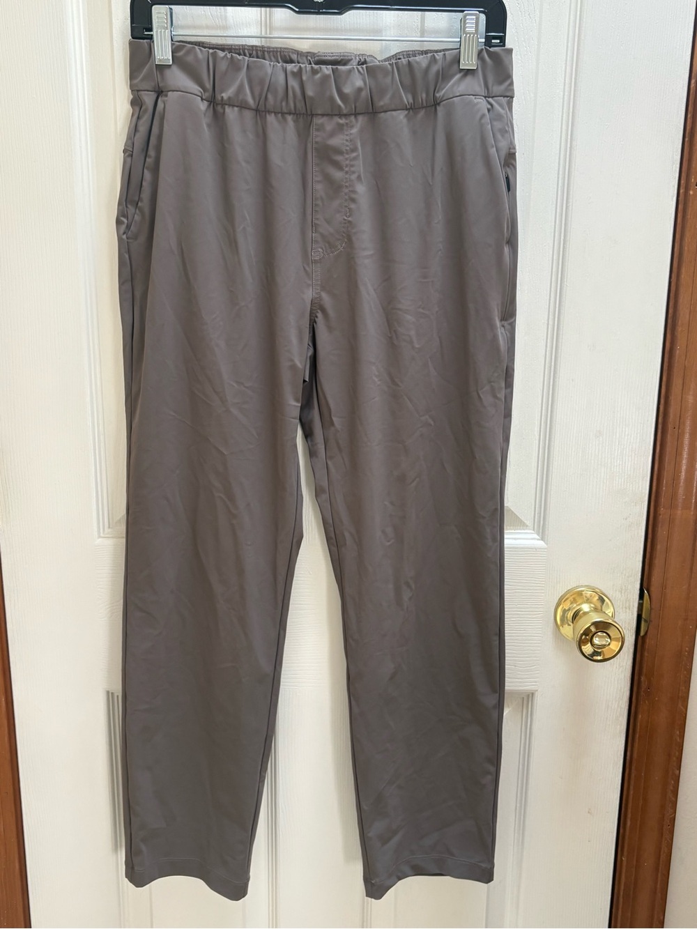 Vuori Straight-Leg Pants in Taupe Gray - Picture 1 of 4